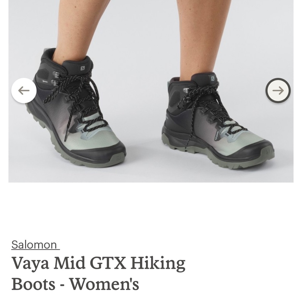 Salomon  GTX Vaya Hiking Boots 7.5 NWT No Box